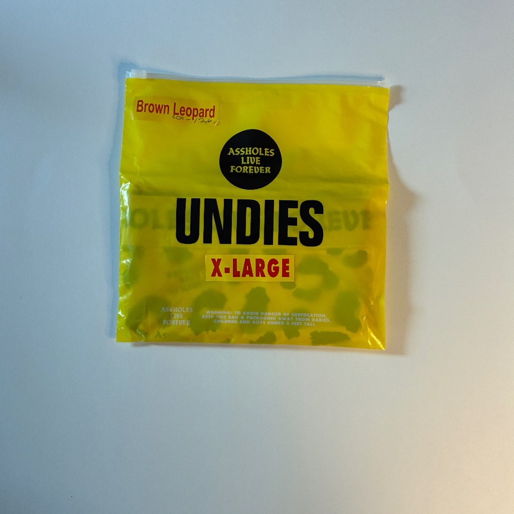 Assholes Live Forever Brown Leopard Women’s underwear